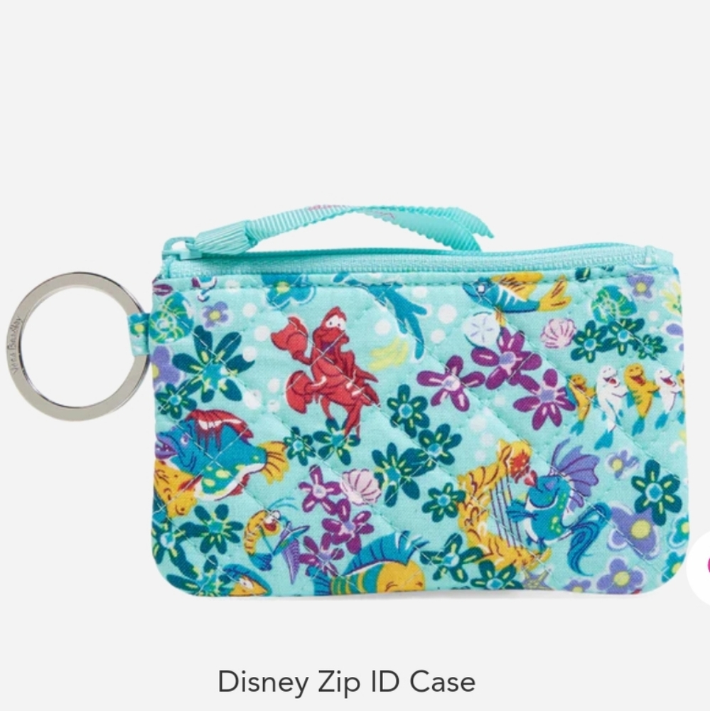 Vera Bradley | Disney Ariel Zip ID Case